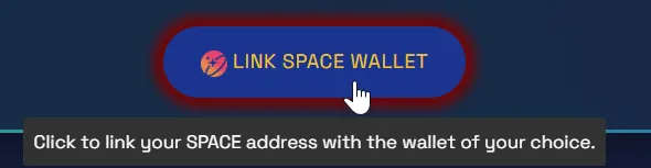 The Link Space Wallet button on the Space Bonuses page