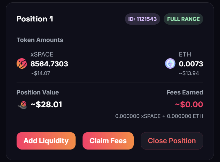 An xSPACE / ETH position on Optimism